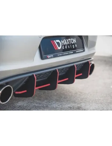 sport Durabilité Central Diffuseur Arrière V.1 VW GOLF 7 GTI - Maxton