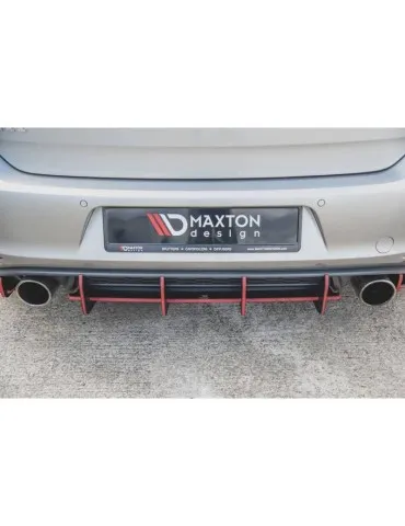 sport Durabilité Central Diffuseur Arrière V.1 VW GOLF 7 GTI - Maxton