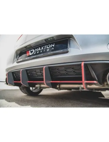 sport Durabilité Central Diffuseur Arrière V.2 VW GOLF 7 GTI - Maxton