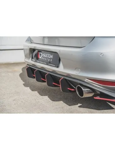 sport Durabilité Central Diffuseur Arrière V.2 VW GOLF 7 GTI - Maxton