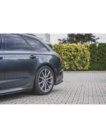 Lame de pare-chocs Latérales Arrière AUDI S6 / A6 S-LINE C7 FL - Maxton