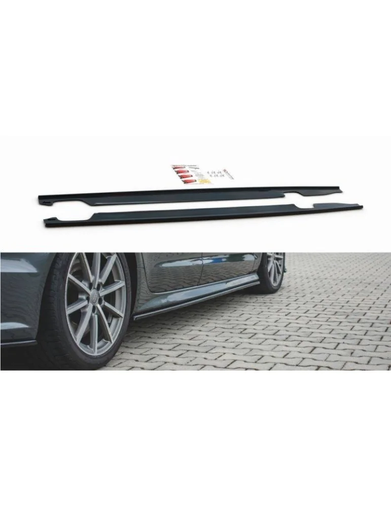 Dokladki Progów AUDI S6 / A6 S-LINE C7 FL - Maxton