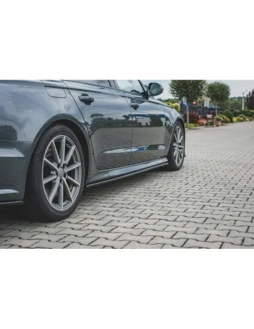 Dokladki Progów AUDI S6 / A6 S-LINE C7 FL - Maxton