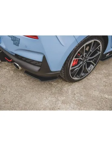 sport Durabilité Lame de Pare-chocs Arrière HYUNDAI I30 N MK3 Hatchback - Maxton