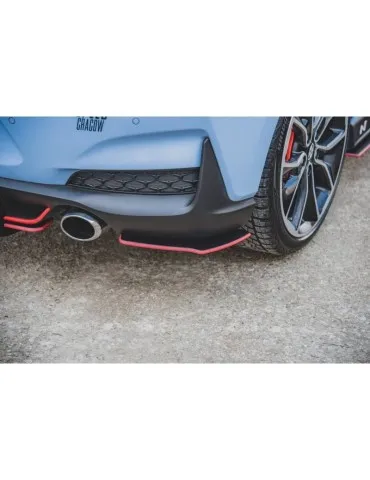 sport Durabilité Lame de Pare-chocs Arrière HYUNDAI I30 N MK3 Hatchback - Maxton