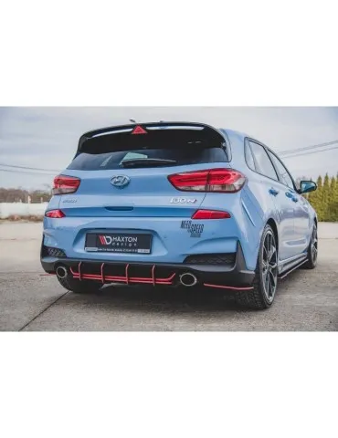 sport Durabilité Central Diffuseur Arrière V.1 HYUNDAI I30 N MK3 Hatchback - Maxton
