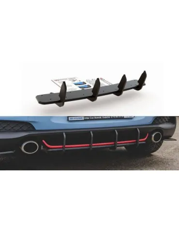 sport Durabilité Central Diffuseur Arrière V.1 HYUNDAI I30 N MK3 Hatchback - Maxton