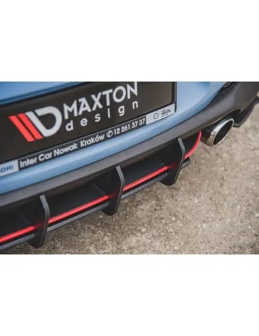 sport Durabilité Central Diffuseur Arrière V.1 HYUNDAI I30 N MK3 Hatchback - Maxton