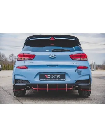 sport Durabilité Central Diffuseur Arrière V.1 HYUNDAI I30 N MK3 Hatchback - Maxton