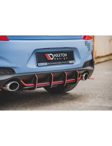sport Durabilité Central Diffuseur Arrière V.1 HYUNDAI I30 N MK3 Hatchback - Maxton