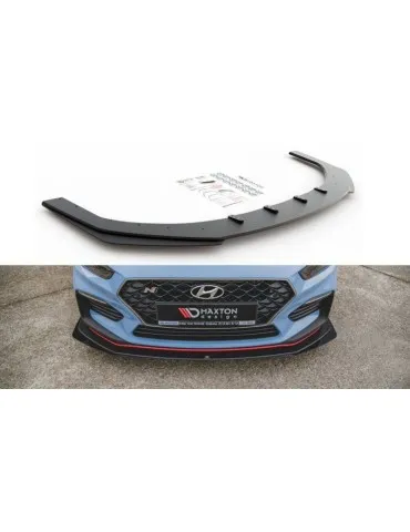 sport Durabilité Lame de Pare-chocs Avant + Volets latéraux HYUNDAI I30 N MK3 Hatchback / Fastback - Maxton