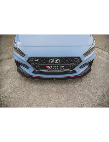 sport Durabilité Lame de Pare-chocs Avant + Volets latéraux HYUNDAI I30 N MK3 Hatchback / Fastback - Maxton