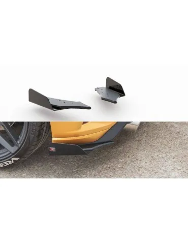 sport Durabilité Lame de Pare-chocs Arrière + Volets latéraux FORD FOCUS ST Mk4 - Maxton