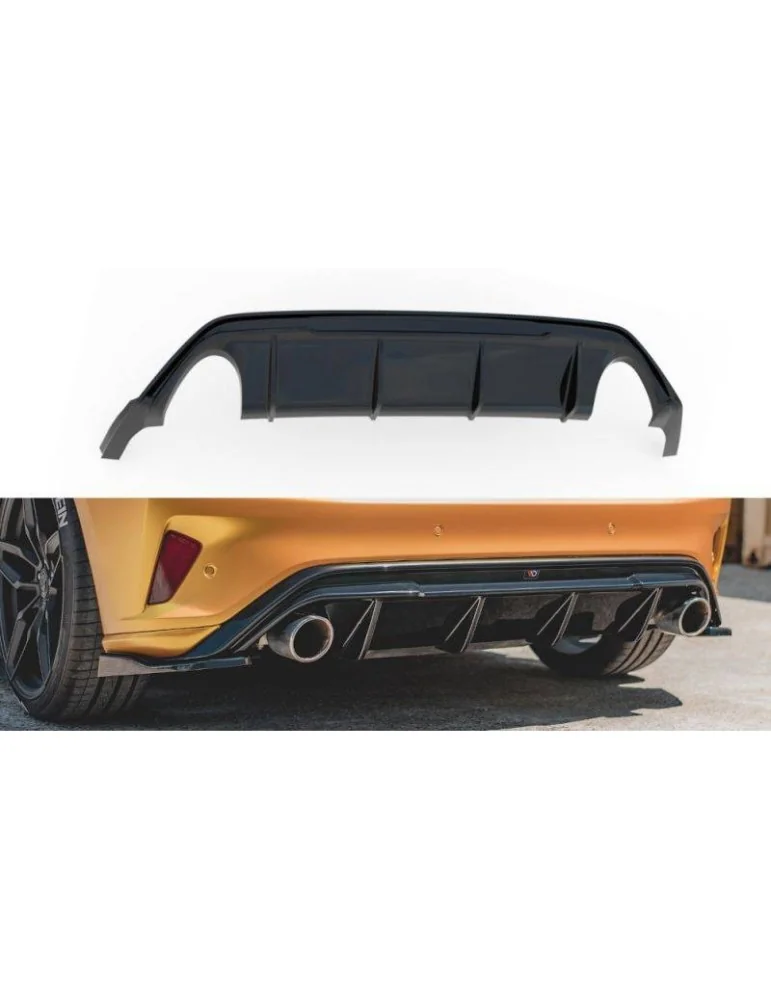 Lame / Diffuseur du Pare-chocs Arrière V.3 FORD FOCUS ST Mk4 - Maxton