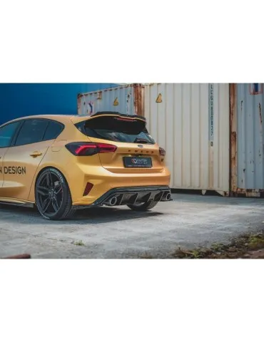 Lame / Diffuseur du Pare-chocs Arrière V.3 FORD FOCUS ST Mk4 - Maxton