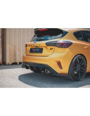 Lame / Diffuseur du Pare-chocs Arrière V.3 FORD FOCUS ST Mk4 - Maxton