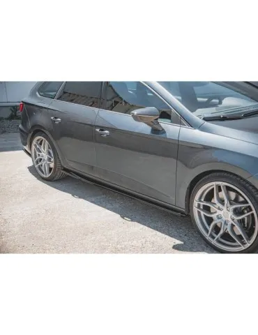 Extension / Rajout de Bas de caisse V.5 SEAT LEON CUPRA / FR MK3 FL - Maxton