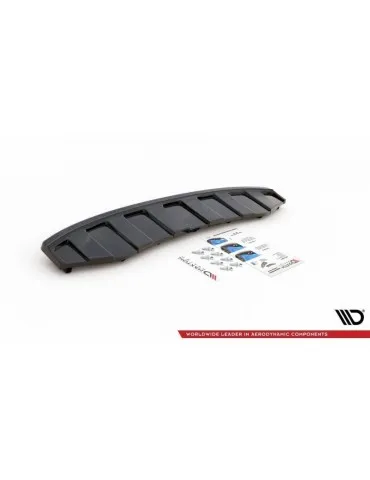 Diffuseur central Arrière AUDI A6 C7 S-LINE Avant ÉCHAPPEMENT 2x1 (avec barres verticales) - Maxton