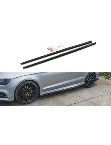 Extension / Rajout de Bas de caisse V.2 AUDI S3 / A3 S-LINE Sedan 8V Facelift - Maxton