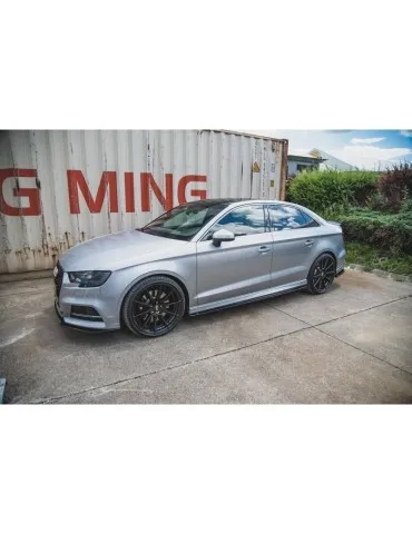 Extension / Rajout de Bas de caisse V.2 AUDI S3 / A3 S-LINE Sedan 8V Facelift - Maxton