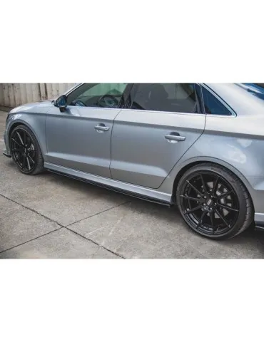 Extension / Rajout de Bas de caisse V.2 AUDI S3 / A3 S-LINE Sedan 8V Facelift - Maxton