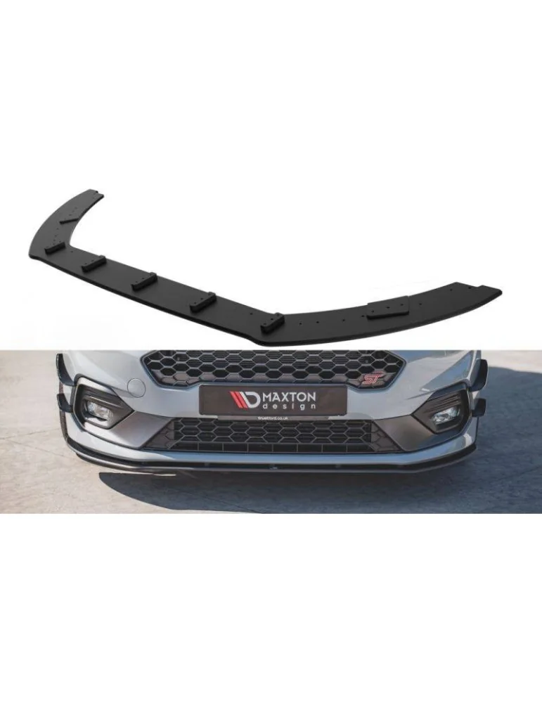 sport Durabilité Lame de Pare-chocs Avant FORD FIESTA Mk8 ST / ST-LINE - Maxton