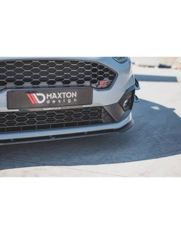 sport Durabilité Lame de Pare-chocs Avant FORD FIESTA Mk8 ST / ST-LINE - Maxton
