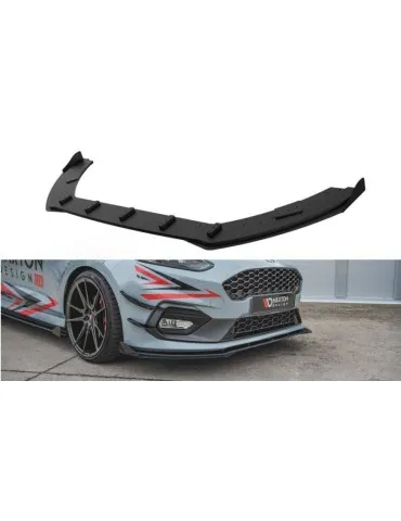 sport Durabilité Lame de Pare-chocs Avant + Volets latéraux FORD FIESTA Mk8 ST / ST-LINE - Maxton
