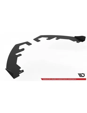 sport Durabilité Lame de Pare-chocs Avant + Volets latéraux FORD FIESTA Mk8 ST / ST-LINE - Maxton