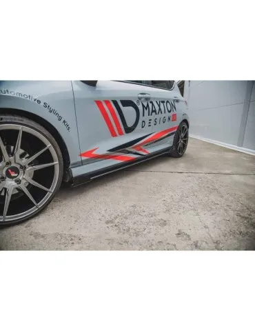 Sports Durabilité Extension / Rajout de Bas de caisse + Volets latéraux FORD FIESTA Mk8 ST / ST-LINE - Maxton
