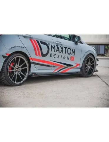 Sports Durabilité Extension / Rajout de Bas de caisse + Volets latéraux FORD FIESTA Mk8 ST / ST-LINE - Maxton