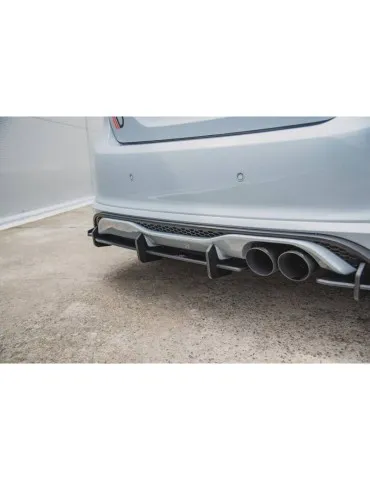 Sports Durabilité Diffuseur Arrière Complet + Volets latéraux FORD FIESTA Mk8 ST - Maxton