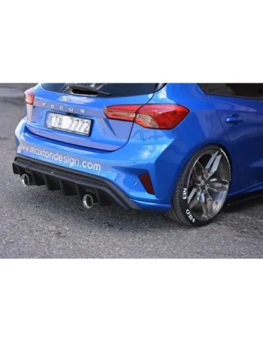 Lame / Diffuseur du Pare-chocs Arrière Avec Échappement FORD FOCUS ST-LINE Mk4    Multibras - Maxton