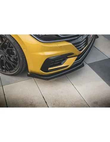 sport Durabilité Lame de Pare-chocs Avant + Volets latéraux VOLKSWAGEN ARTEON R-Line - Maxton