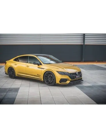 sport Durabilité Lame de Pare-chocs Avant + Volets latéraux VOLKSWAGEN ARTEON R-Line - Maxton