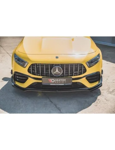 Lame de Pare-chocs Avant V.1 MERCEDES-AMG A 45 S AERO Pack W177 - Maxton