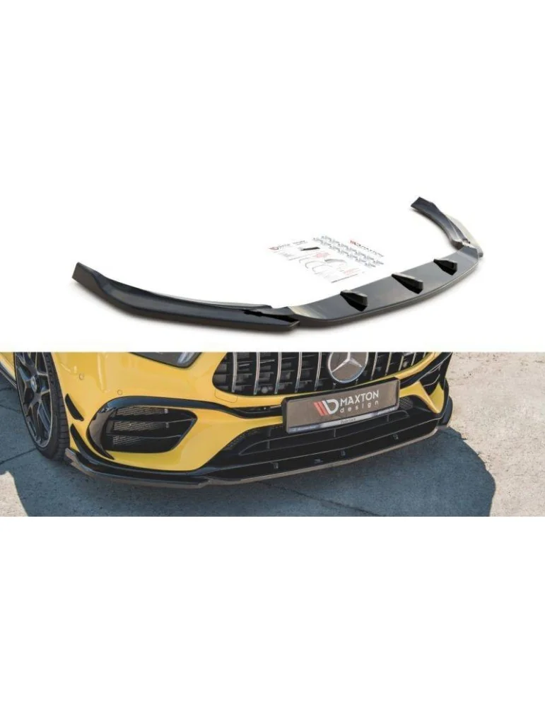 Lame de Pare-chocs Avant V.2 MERCEDES-AMG A 45 S AERO Pack W177 - Maxton
