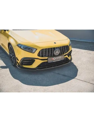 Lame de Pare-chocs Avant V.2 MERCEDES-AMG A 45 S AERO Pack W177 - Maxton