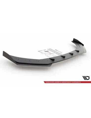 sport Durabilité Lame de Pare-chocs Avant + Volets latéraux VOLKSWAGEN Polo GTI Mk6 - Maxton
