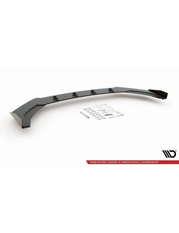 sport Durabilité Lame de Pare-chocs Avant + Volets latéraux VOLKSWAGEN Polo GTI Mk6 - Maxton