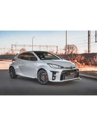 sport Durabilité Lame de Pare-chocs Avant + Volets latéraux TOYOTA GR YARIS Mk4 - Maxton