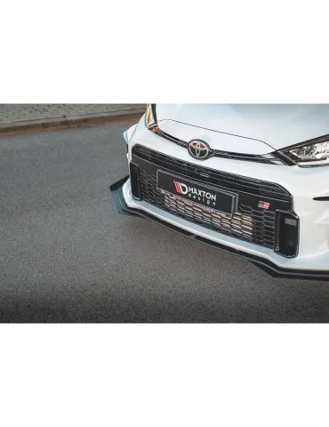 sport Durabilité Lame de Pare-chocs Avant + Volets latéraux TOYOTA GR YARIS Mk4 - Maxton