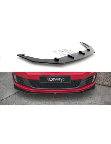 sport Durabilité Lame de Pare-chocs Avant / Splitter V.3 VOLKSWAGEN GOLF GTI Mk6 - Maxton