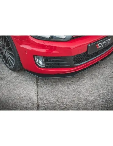 sport Durabilité Lame de Pare-chocs Avant / Splitter V.3 VOLKSWAGEN GOLF GTI Mk6 - Maxton