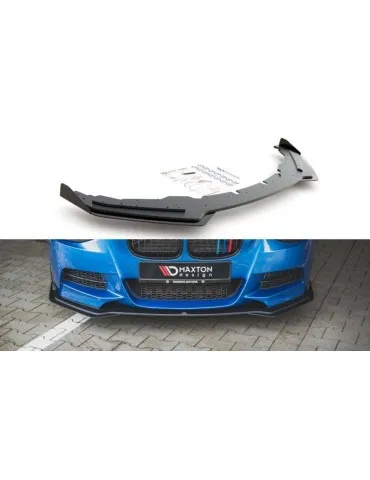 sport Durabilité Lame de Pare-chocs Avant + Volets latéraux BMW M135i F20 - Maxton