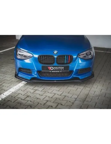 sport Durabilité Lame de Pare-chocs Avant + Volets latéraux BMW M135i F20 - Maxton