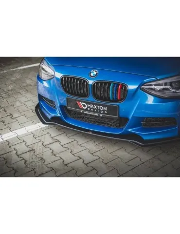 sport Durabilité Lame de Pare-chocs Avant + Volets latéraux BMW M135i F20 - Maxton