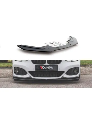 sport Durabilité Lame de Pare-chocs Avant V.3 BMW 1 F20 M-Pack Facelift / M140i - Maxton