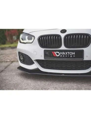 sport Durabilité Lame de Pare-chocs Avant V.3 BMW 1 F20 M-Pack Facelift / M140i - Maxton