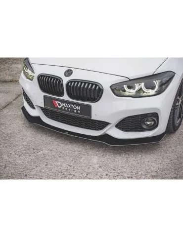 sport Durabilité Lame de Pare-chocs Avant V.3 BMW 1 F20 M-Pack Facelift / M140i - Maxton